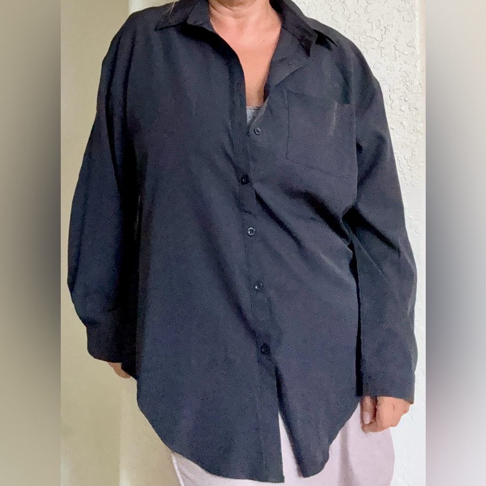 Classic Black Women's Blouse